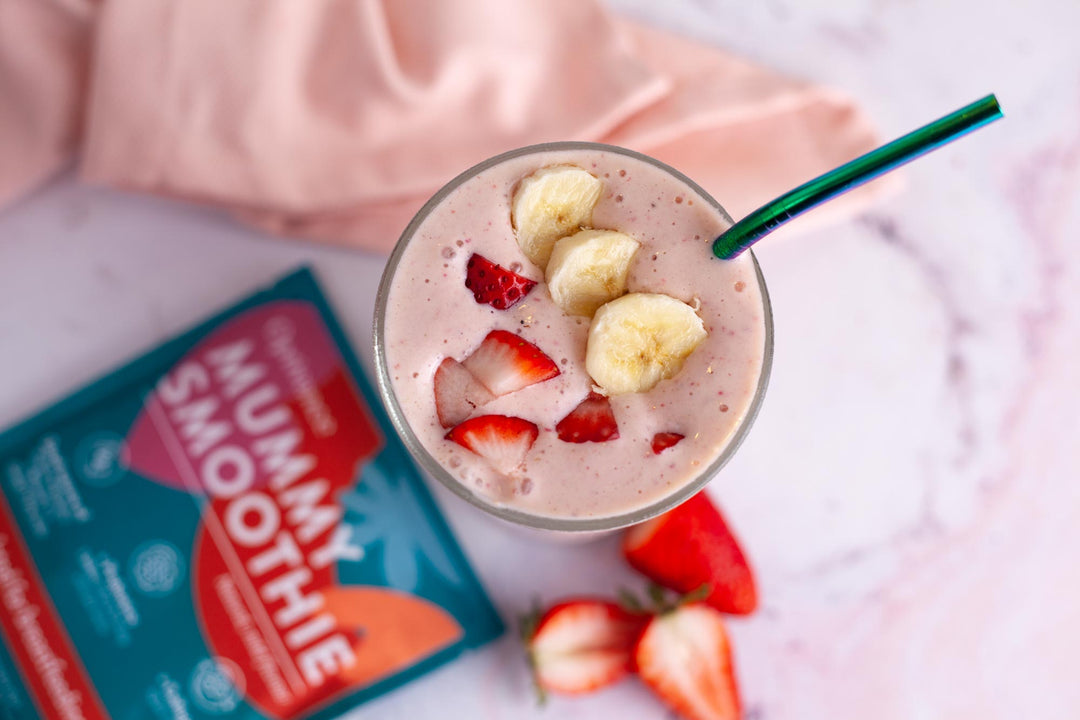 strawberry and banana smoothie