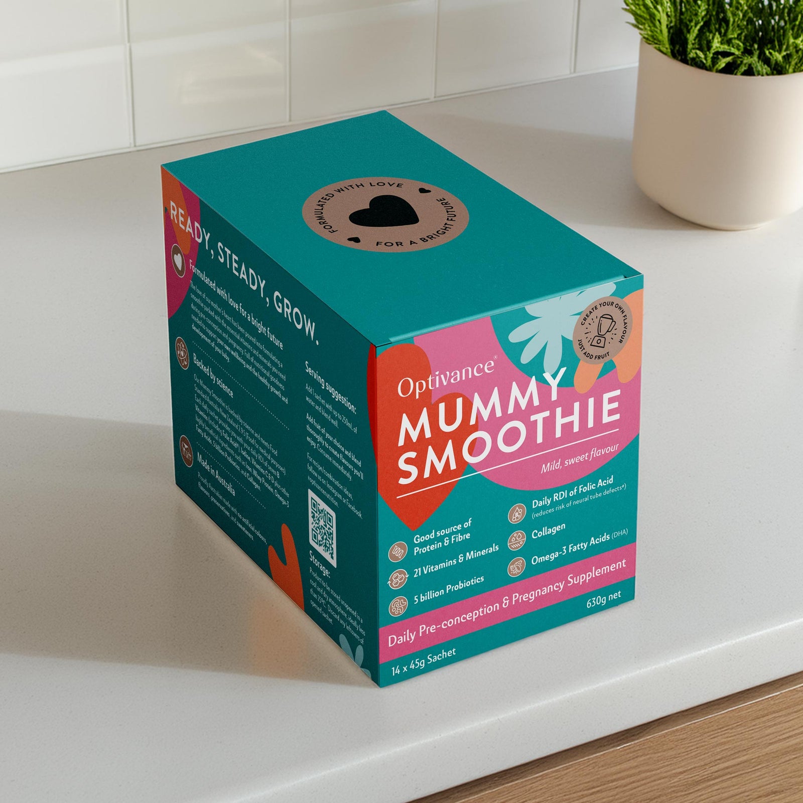 Optivance Mummy Smoothie - Daily Pre-Conception & Pregnancy Supplement box